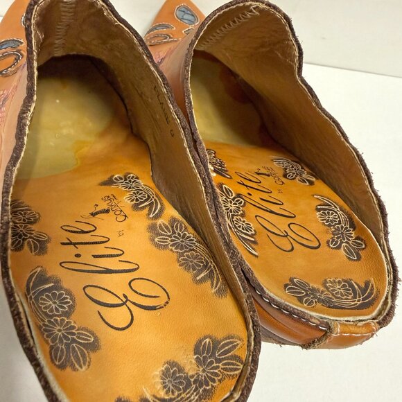 *RARE* Corkys Elite Leather Flame Mules - Picture 7 of 12